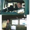 Then 1LT Bradley, CPT Lord, and MAJ Shedd at Ft. Stewart during Aerial Gunnery, late 90s